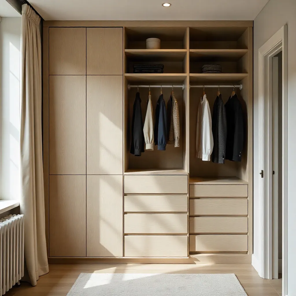 Modern modular wardrobe system