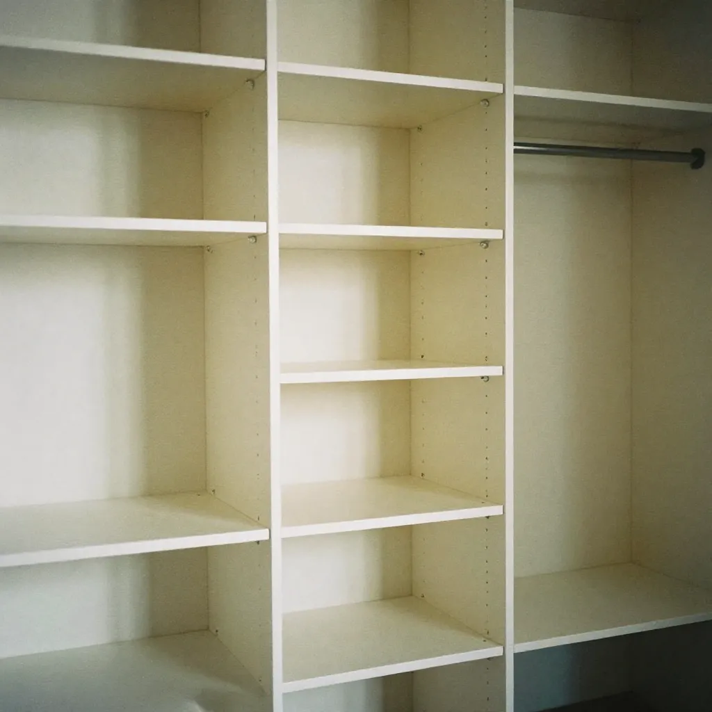 Modern wardrobe with sliding doors